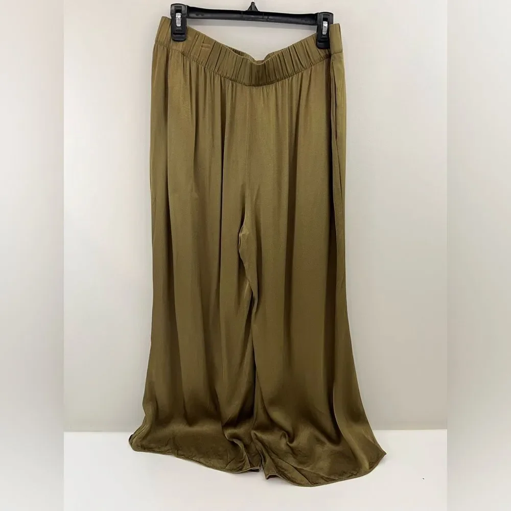 J Crew Collection Astrid wide-leg pant in luster crepe BR786 Size 12